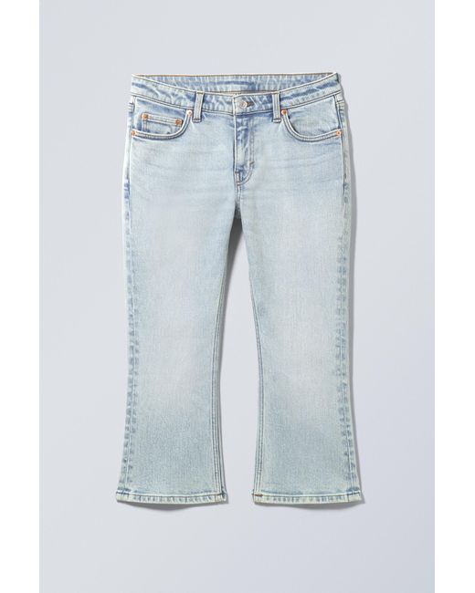 Weekday Blue Flame Capri Jeans
