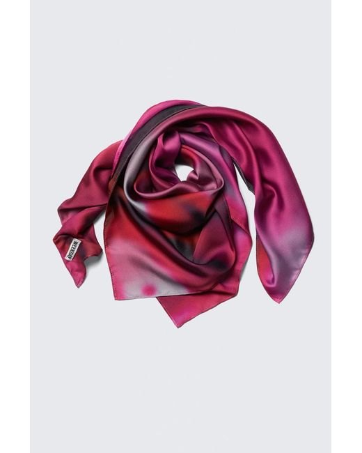 Weekday Black Shiny Square Scarf