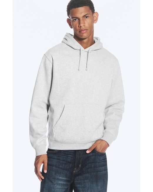 Weekday White Classic Hoodie for men