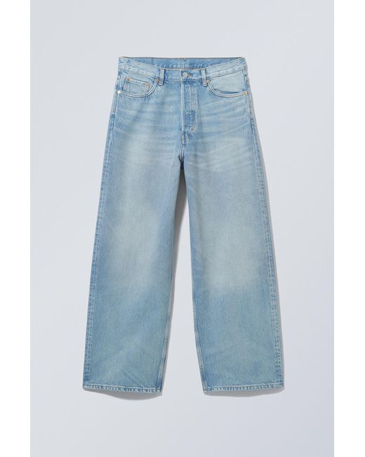 Weekday Blue Astro Loose Baggy Jeans for men