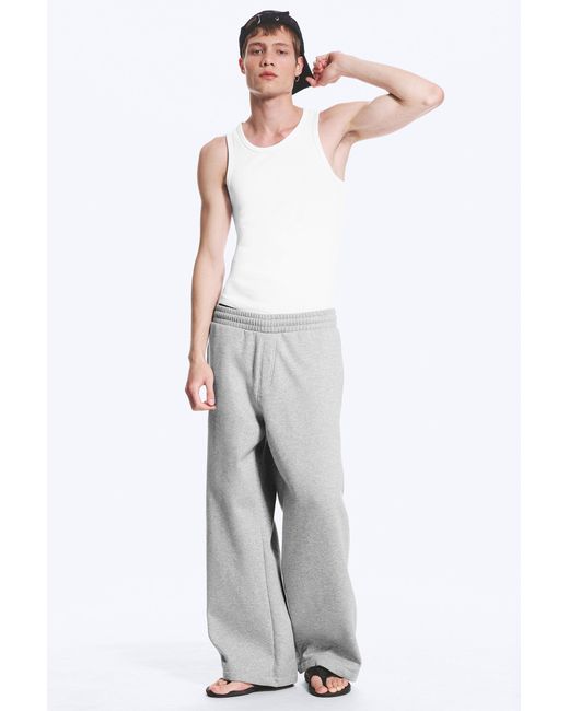 Weekday Gray Loose Fit Sweatpants for men