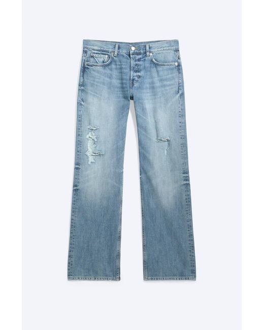 Weekday Blue Sonic Low Rise Regular Straight Jeans