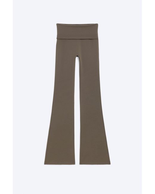 Weekday Multicolor Folded Waist Flared Yoga Tights