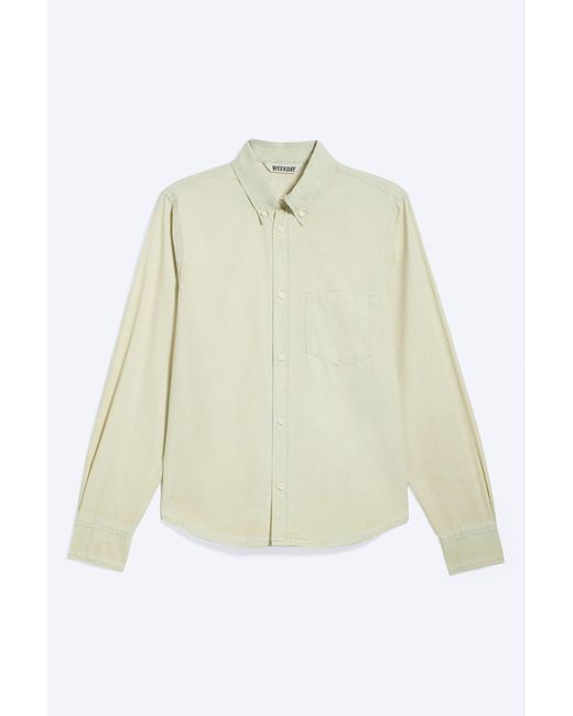 Weekday Multicolor Long-Sleeved Cotton Shirt for men