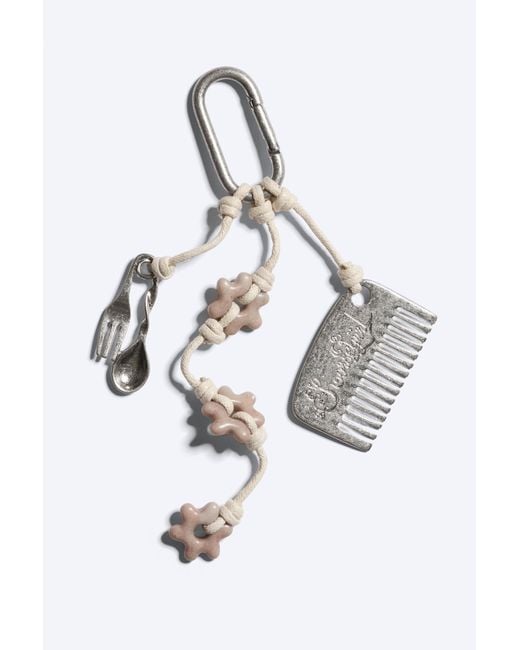 Weekday Blue Multi Charm Keyring