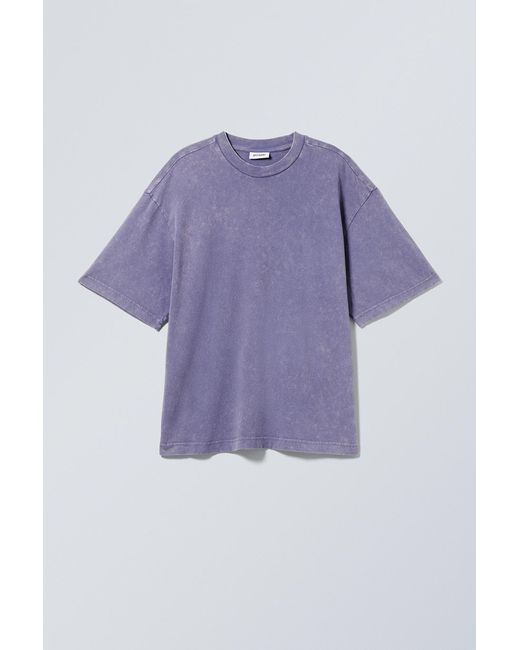 Weekday Purple Soft Oversized T-shirt