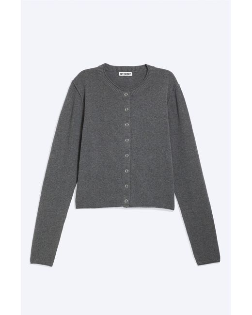 Weekday Black Fitted Cardigan