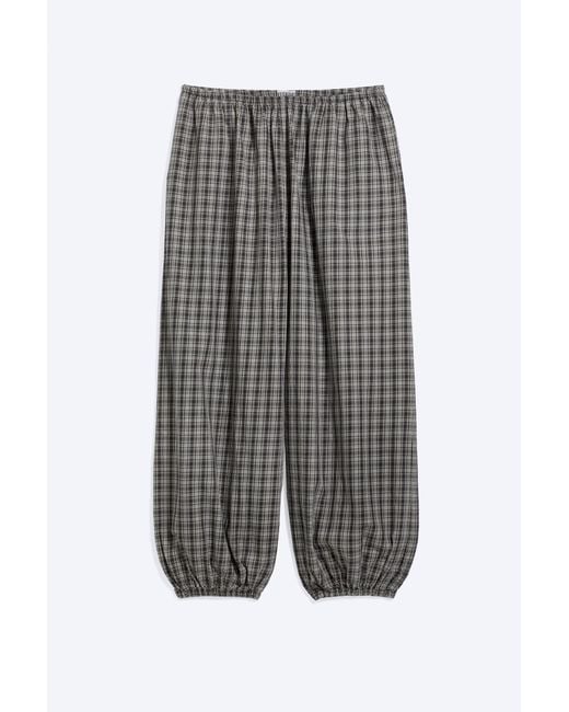 Weekday Gray Low Rise Woven Balloon Trousers