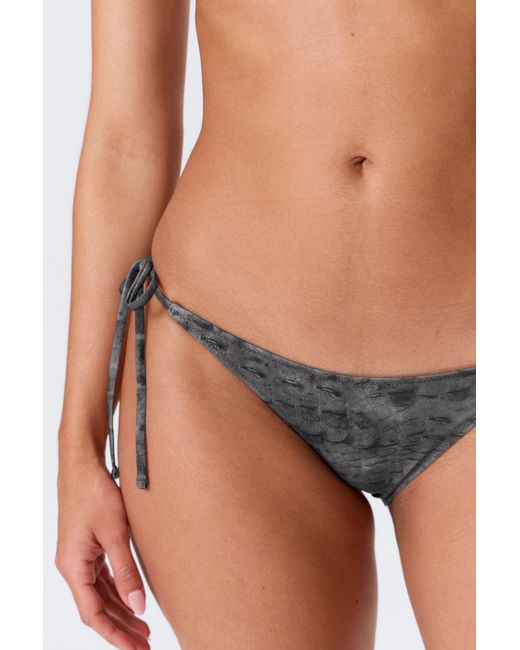 Weekday Brown Strappy Tie Bikini Bottoms