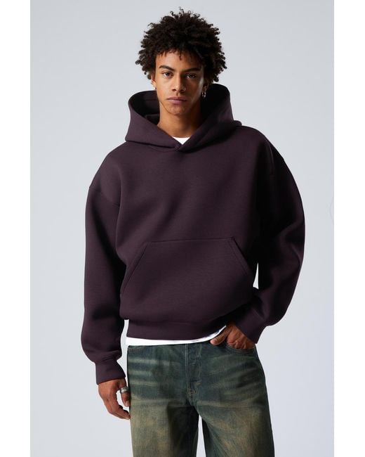 Weekday Purple Simon Scuba Hoodie for men
