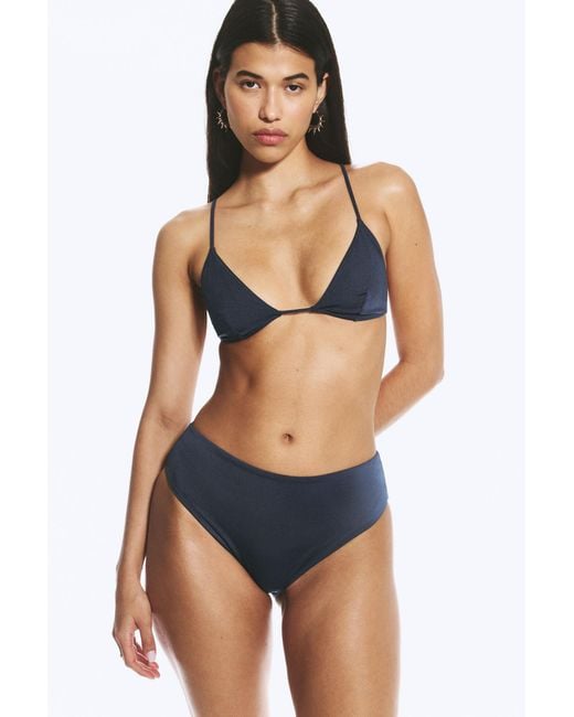 Weekday Black High Rise Brazilian Bikini Bottoms
