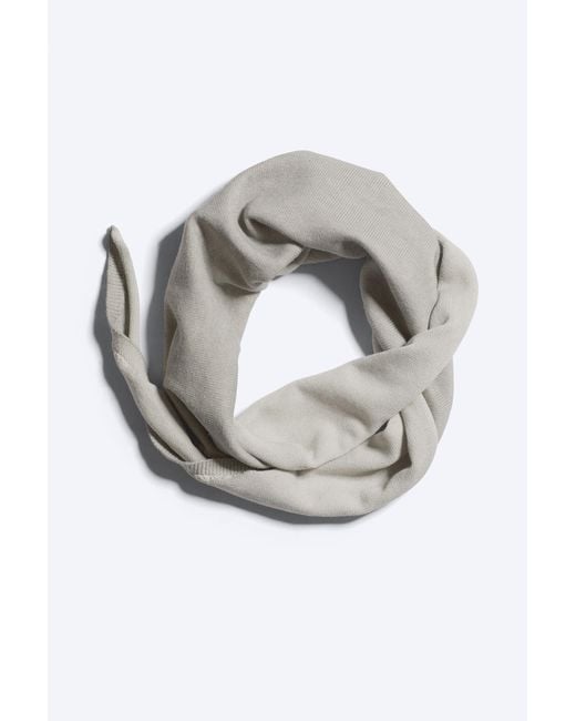 Weekday Black Knitted Triangle Scarf