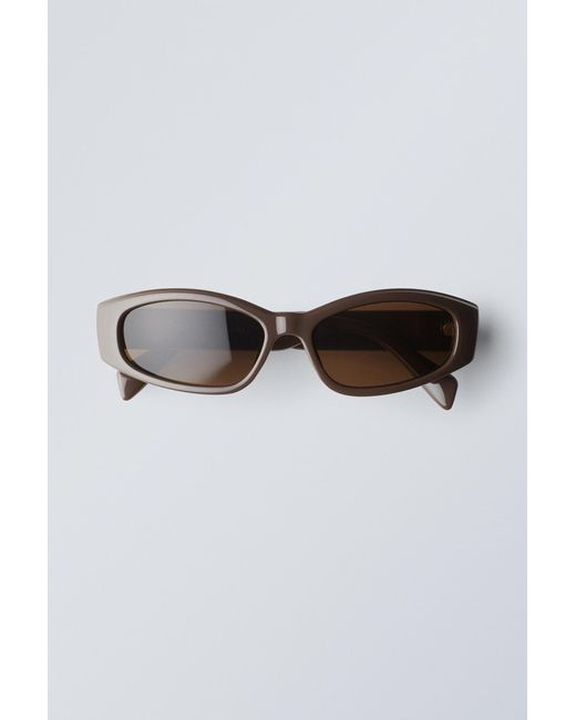 Weekday Gray Slide Sunglasses for men