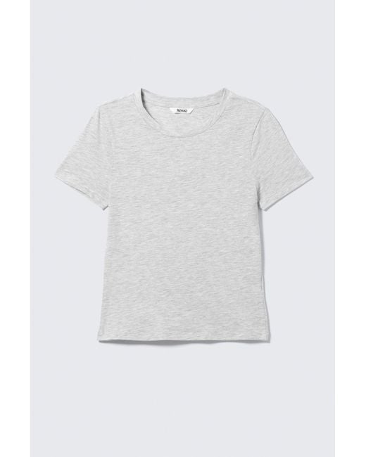 Monki Blue Tight Mini T-Shirt