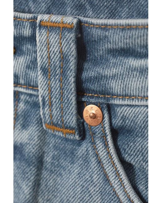 Weekday Blue Jeans-Minirock Mit Gürtel