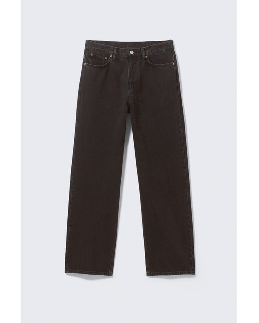 Weekday Blue Galaxy Mid Rise Loose Straight Jeans for men