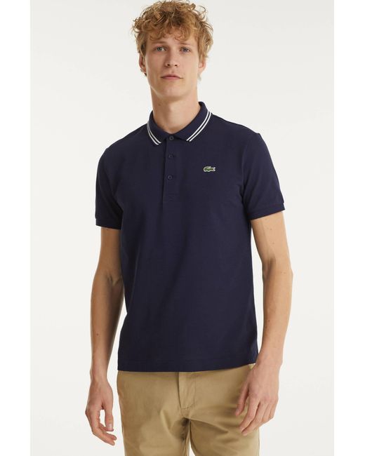lacoste polo slim fit heren aanbieding