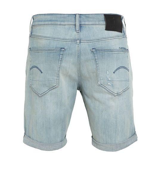 Korte broek heren jeans short met stretch | denim | Italia