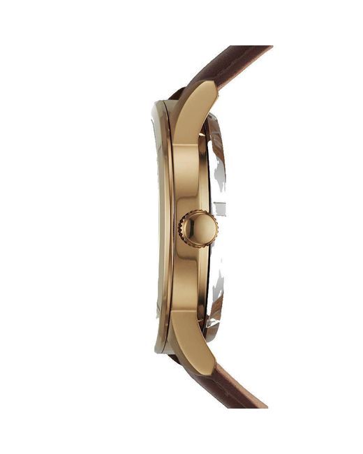 Fossil Horloge Bq2382 48mm Flynn Donker in het Bruin voor heren - Lyst