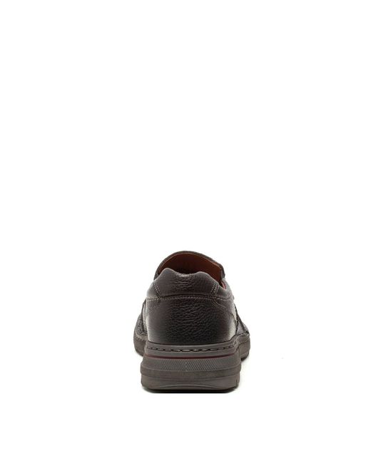 Scapino Rubber Hush Puppies Leren Instappers in het Zwart voor heren - Lyst