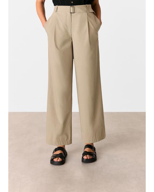 Whistles Natural Kate Belt Detail Trouser