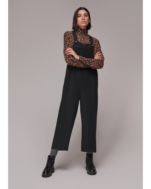 Whistles Gray Rita Dungarees