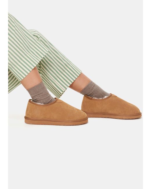 Whistles Natural Lidia Slipper