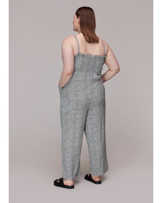 Whistles Multicolor Gradient Leopard Jumpsuit