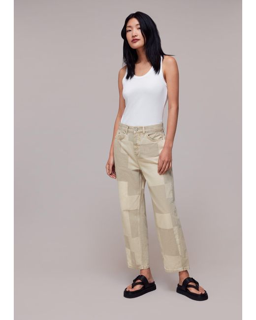 Whistles Multicolor Authentic Patchwork Jean