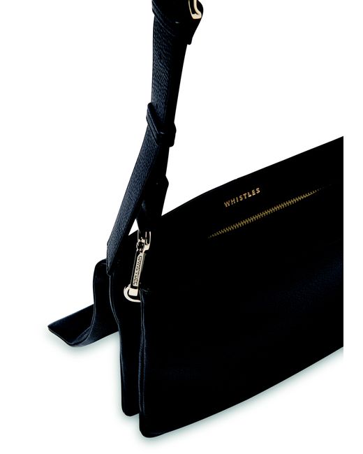 Whistles Teo Crossbody Bag in Black Lyst
