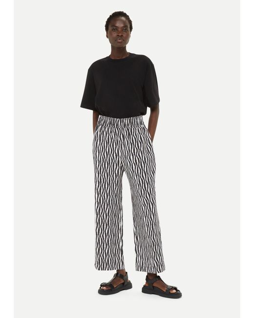 Whistles Multicolor Optical Rope Cropped Trouser