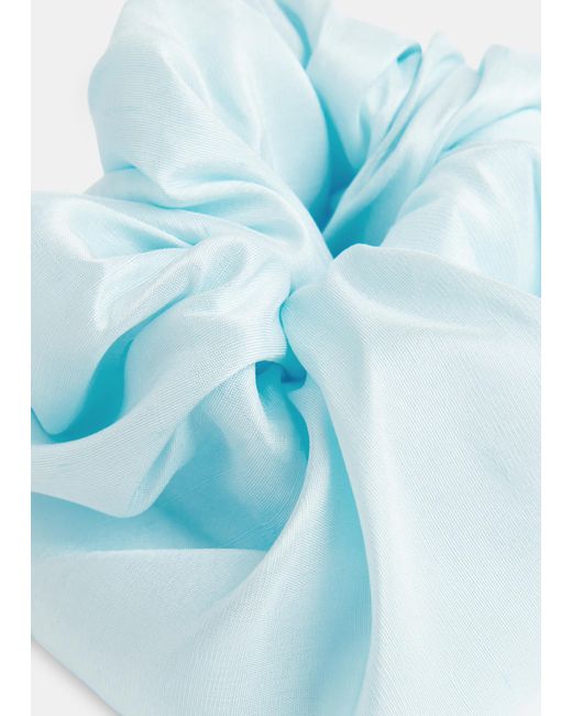 Hai Blue Dupion Scrunchie Exclusive