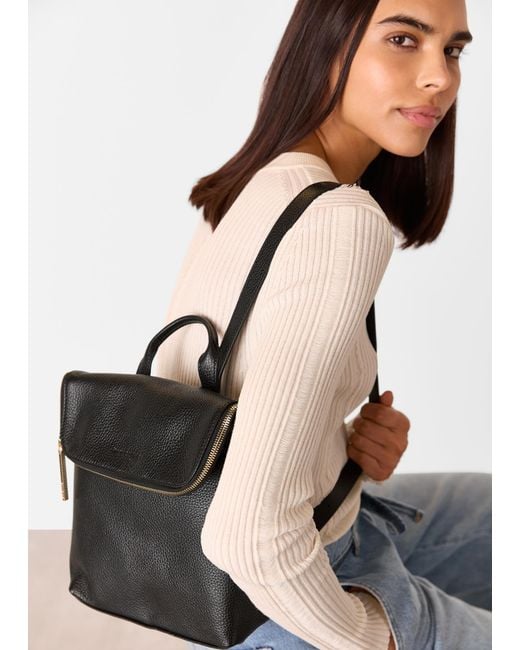 Whistles Black Mini Verity Backpack