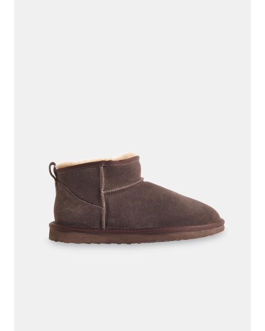 Whistles Brown Mable Slipper Boot