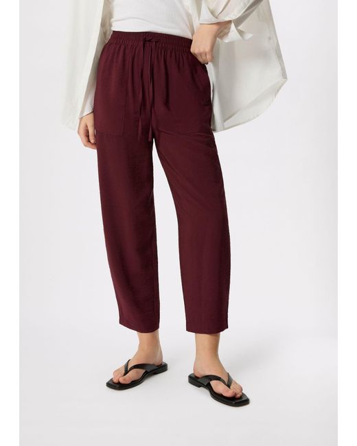 Whistles White Tie Waist Trouser