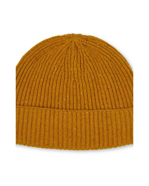 Whistles Yellow Donegal Cashmere Beanie