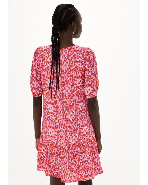 Whistles Blurred Strokes Flippy Dress