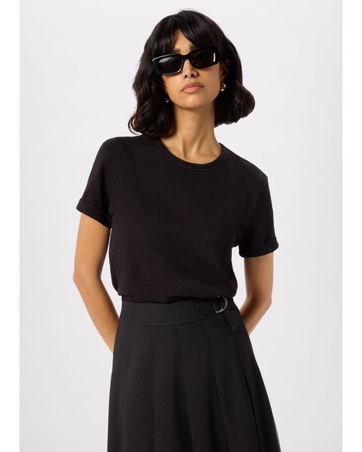 Whistles Black Emily Ultimate T-shirt