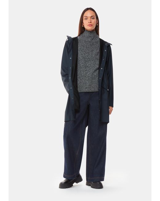 Rains Blue Rains Long Jacket