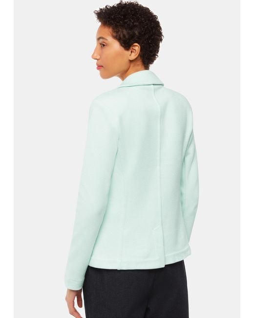 Whistles White Slim Jersey Jacket