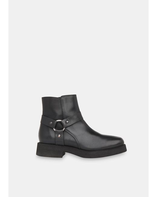 Whistles Black Matteo Biker Boot