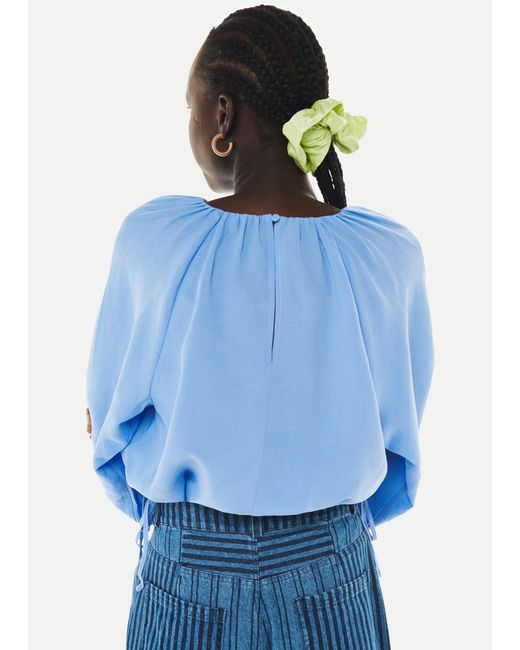 Whistles Blue Nancy Top