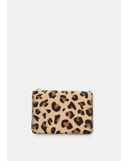 Whistles Natural Eli Triple Pouch Compact Purse