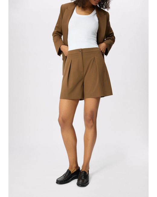 Whistles Brown Tailored Short