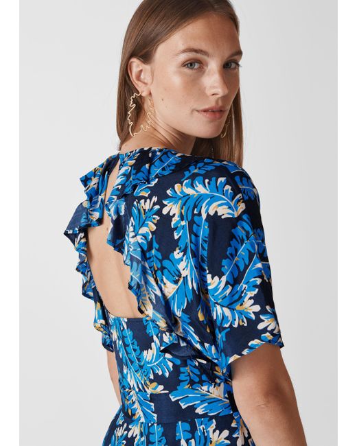 whistles josephine wrap dress