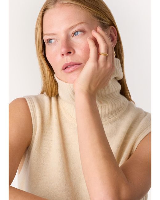 Whistles White Edge Detail Ring