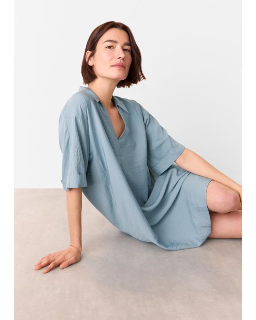 Whistles Blue Melanie Dress