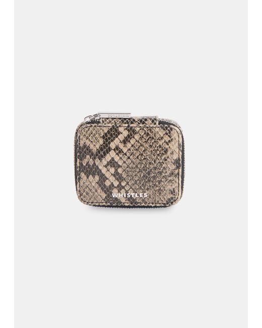 Whistles White Lotta Snake Mini Jewellery Box