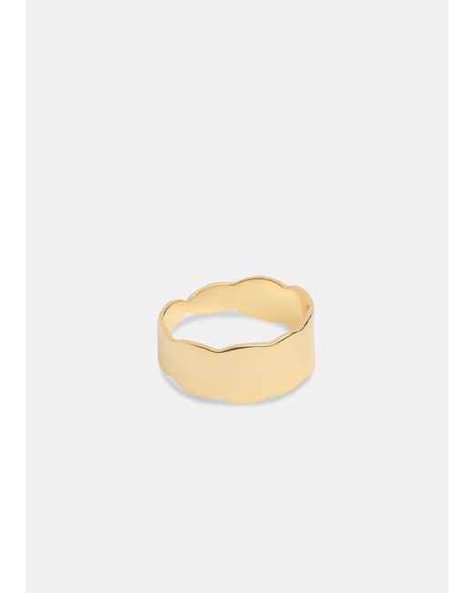 Whistles White Scalloped Edge Ring