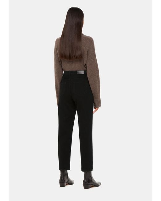Whistles Black Authentic Mollie Straight Jean